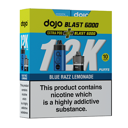 BLAST 6000 10mg Kit+Pod BLUE RAZZ LEMONADE