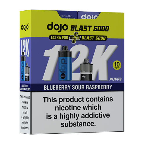 BLAST 6000 10mg Kit+Pod BLUEBERRY SOUR RASPBERRY
