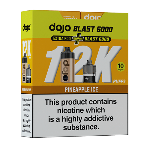 BLAST 6000 10mg Kit+Pod PINEAPPLE ICE