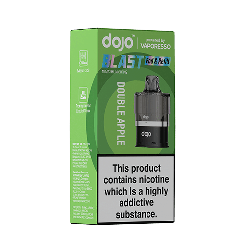 Dojo Blast 6000 10mg Prefilled Pods 10mg Pod DOUBLE APPLE