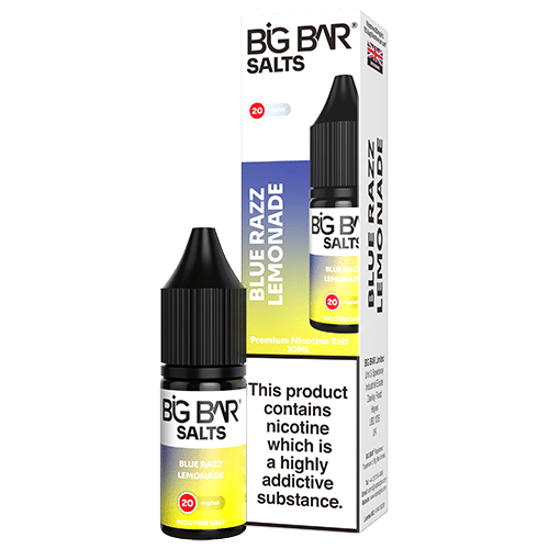 Big Bar Nic Salts 20mg Blue Razz Lemonade