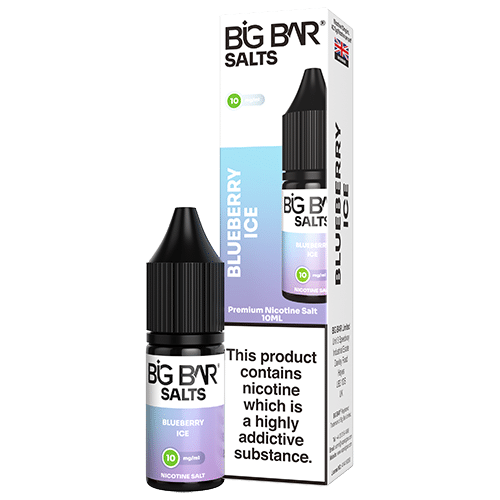 Big Bar Nic Salts 10mg Blueberry Ice