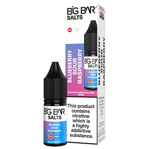 Big Bar Nic Salts 20mg Blueberry Sour Raspberry