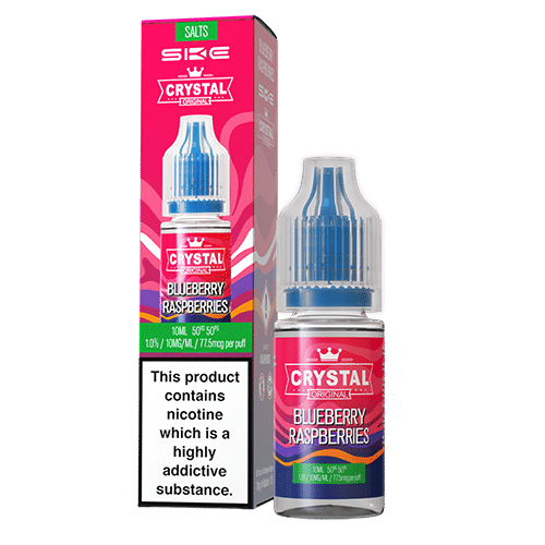 Crystal Nic Salt 10mg Blueberry Raspberries