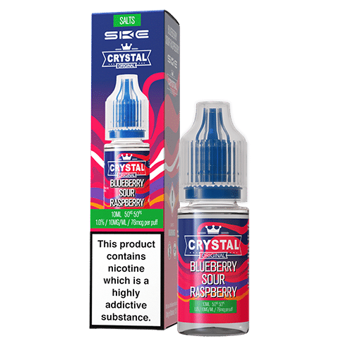 Crystal Nic Salt 10mg Blueberry Sour Raspberry