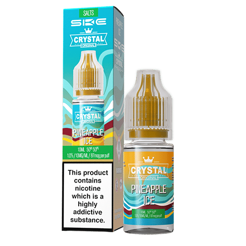Crystal V2 Nic Salt 10mg Pineapple Ice