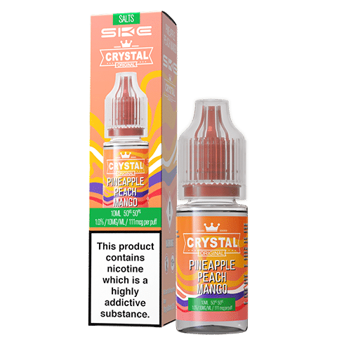 Crystal Nic Salt 10mg Pineapple Peach Mango
