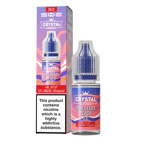 Crystal Nic Salt 20mg Blueberry Peach Ice