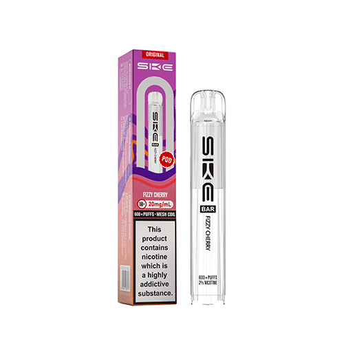 SKE Crystal Bar 600 Pod Fizzy Cherry
