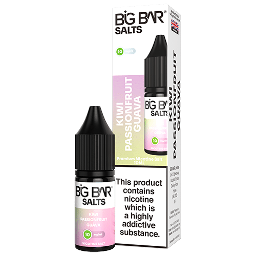Big Bar Nic Salts 10mg Kiwi Passionfruit Guava