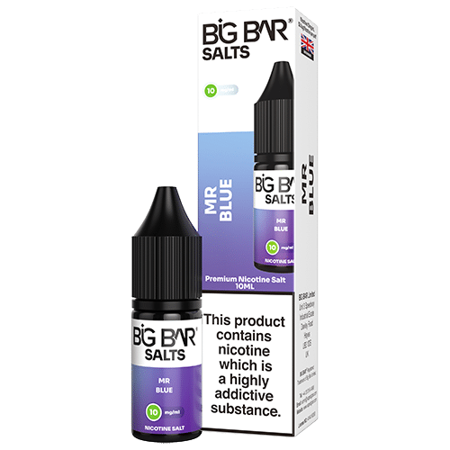 Big Bar Nic Salts 10mg Mr Blue