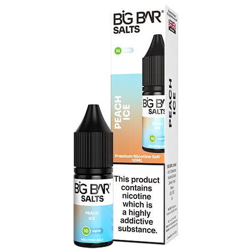 Big Bar Nic Salts 10mg Peach Ice