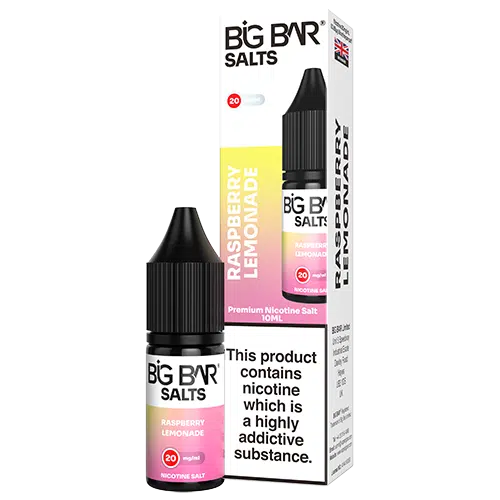 Big Bar Nic Salts 20mg Raspberry Lemonade