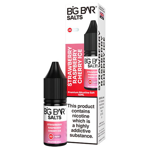 Big Bar Nic Salts 20mg Strawberry Raspberry Cherry Ice