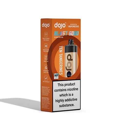 Dojo Blast 6000 Prefilled Kit Ten Tangerines