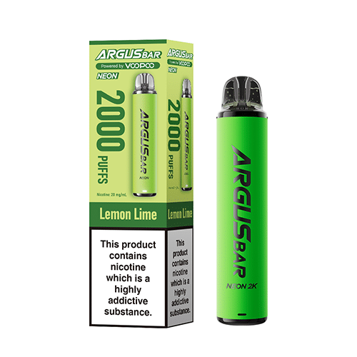 Argus Bar Neon 2k Prefilled Kits by VooPoo (10 Pack)