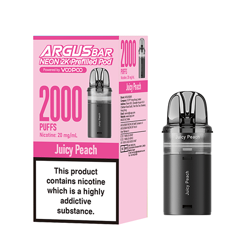 Argus Bar Neon 2k Prefilled Pods by VooPoo (10 Pack)