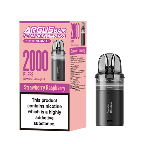 Argus Bar Neon 2k Prefilled Pods by VooPoo (10 Pack)
