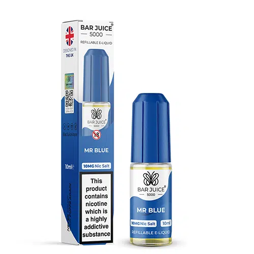 Bar Juice 5000 10mg Nic Salts Mr. Blue