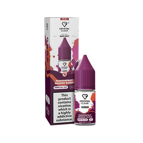 Crystal Clear 10mg Nic Salts (10 Pack)