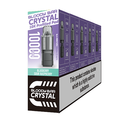Bloody Bar Crystal 10k Prefilled Pods (5 Pack)