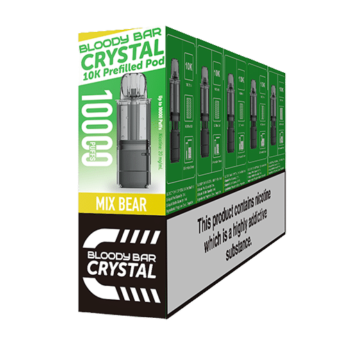 Bloody Bar Crystal 10k Prefilled Pods (5 Pack)