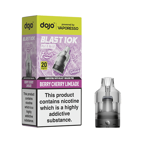 Dojo Blast 10k Fresh Prefilled 20mg Pods (Wholesale 5pack)