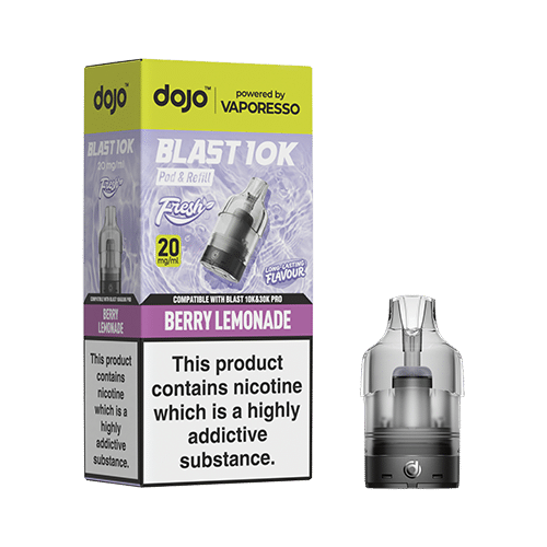 Dojo Blast 10k Fresh Prefilled 20mg Pods (Wholesale 5pack)