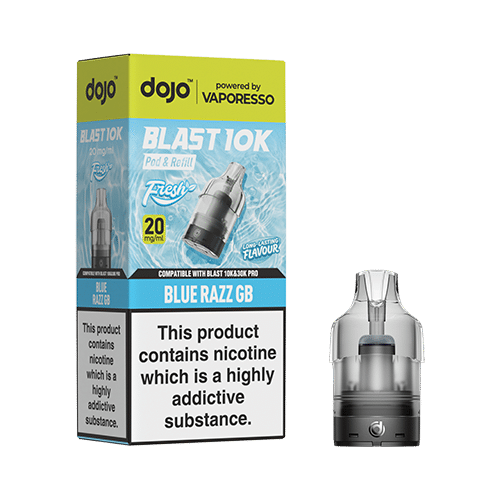 Dojo Blast 10k Fresh Prefilled 20mg Pods (Wholesale 5pack)